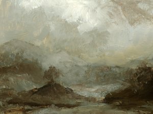 Eiche auf einem Hügel von Dan Hobday