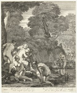 Diana und ihre Nymphen von Actaeon entdeckt