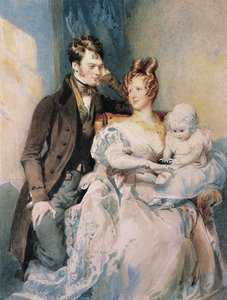 Porträt von Herrn und Frau MacGregor mit ihrem Kind