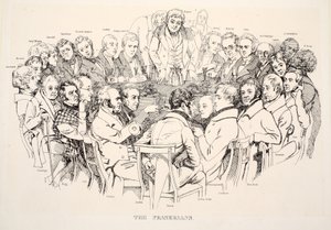 Die Fraserians, veröffentlicht 1835 von Daniel Maclise