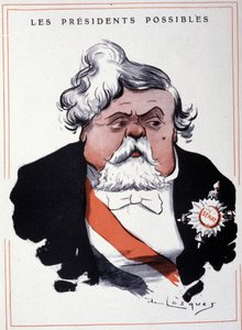Porträt von Armand Fallières (1841 - 1931), französischer Staatsmann, von Losques. von Daniel de Losques