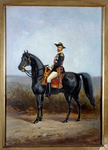 Reiterporträt von General Georges Boulanger (1837-1891), Politiker Gemälde von Daniel Alexander Williamson (1822-1903) 19. Jahrhundert Paris, Musée Carnavalet