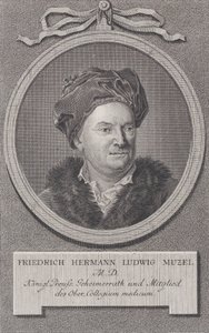 Porträt von Friedrich Ludwig Hermann Muzel, ca. 1778