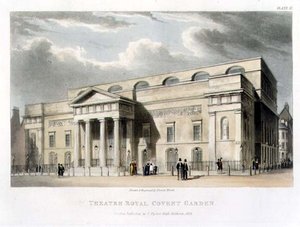 Theatre Royal, Covent Garden, in London, entworfen von Robert Smirke 1809