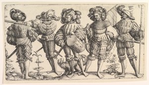 Fünf deutsche Soldaten von Daniel Hopfer