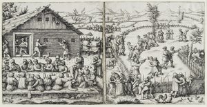 Das Fest, nach 1520 von Daniel Hopfer