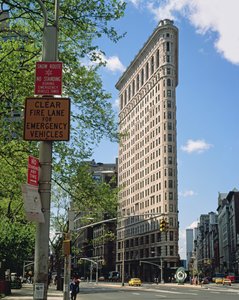 Das Flatiron Building, fertiggestellt 1902