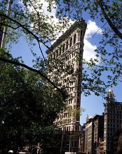Ansicht des Flatiron Building, fertiggestellt 1902