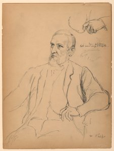 John Jay Phelps sitzend, S, 1863 von Daniel Huntington