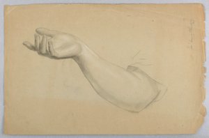 Studie für "Eine Lektion in Barmherzigkeit", 1850 von Daniel Huntington