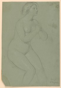 Studie für "Eine Magdalena", F, 1852