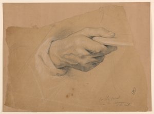 Studie für "Kommunion der t", 1844 von Daniel Huntington