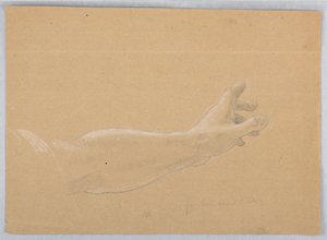 Studie für "Frühe Christia", 1839–40