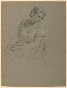 Studie für "Martha Washington Empfang"