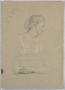Studie für "Martha Washington Empfang"