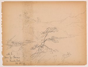Fahrt von Chocorua zum Knowles-Teich von Daniel Huntington