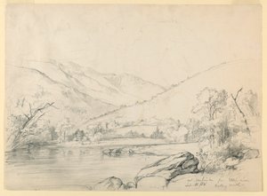 Mount Washington vom Ellis River, Blick nach Norden