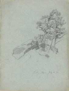 Punkt auf Fallen. 30. Juli. 72, aus einem Skizzenbuch von Daniel Huntington