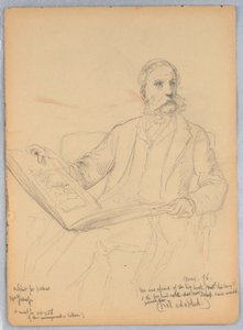 Studie für ein Porträt von Mr. Morris K. Jesup, Esq. von Daniel Huntington