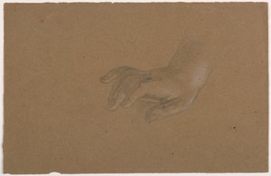 Studie einer rechten Hand von Daniel Huntington