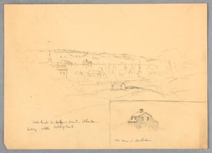 Blick auf Groton Heights von New London