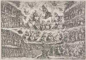 Das Jüngste Gericht von Daniel I Hopfer