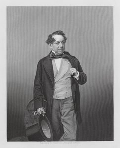 John Baldwin Buckstone, englischer Schauspieler und Dramatiker von Daniel John. Pound