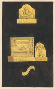 Messing-Chrism von Constance Bownell und ihrem Baby aus der Heston Kirche