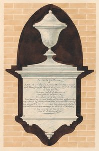 Gedenkstätte für Ann Wainewright aus der Kirche von Chiswick