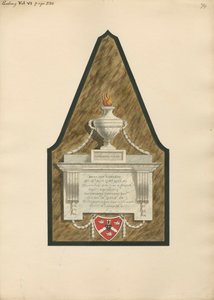 Denkmal für Dame Ann Edwards und Sir Thomas Edwards aus der Kirche von Ealing von Daniel Lysons