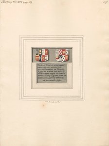 Gedenkstätte für Elizabeth Powle aus der Kirche von Barking von Daniel Lysons