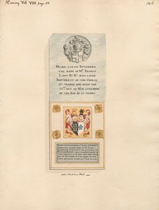 Denkmal für Thomas Lant und Robert Harington aus der Kirche von Hornsey