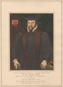 Porträt von James Good, M.D. von New College Oxford von Daniel Lysons
