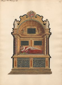 Grab von Sir Edward Fennen von Hayes aus der Kirche von Hayes von Daniel Lysons