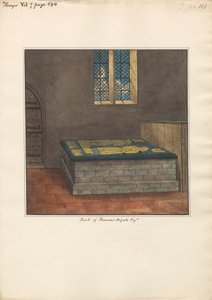 Grab von Thomas Higate aus der Kirche von Hayes von Daniel Lysons