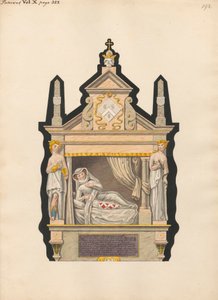 Grab einer unbekannten Mutter und eines Säuglings aus der Pancras-Kirche von Daniel Lysons