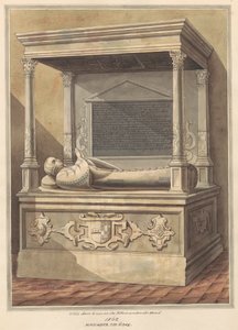 Grab einer unbekannten Krankenschwester des Königs aus der Hampton Kirche von Daniel Lysons