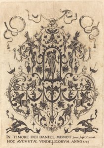 Titelseite: Große Anhänger, Venus und Amor in der Mitte von Daniel Mignot