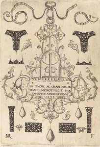 Titelseite: Anhänger, umgeben von acht kleinen Nieten von Daniel Mignot