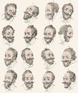 König Heinrich IV. von Frankreich (1553-1610) in „Essays über Physiognomie, entworfen zur Förderung der Kenntnis und Liebe der Menschheit“ von John Caspar Lavater - Gravur nach Daniel Chodowiecki von Daniel Nikolaus (after) Chodowiecki