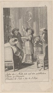 Blatt 11 der Folge „Mittlere und neuere Geschichte“ von Daniel Nikolaus Chodowiecki