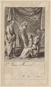 Blatt 3 zu Shakespeares "Coriolan" von Daniel Nikolaus Chodowiecki