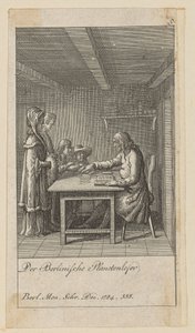 Blatt 9 der Folge „Modetorheiten“ von Daniel Nikolaus Chodowiecki