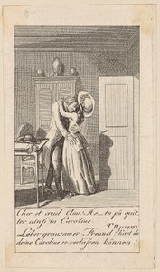 Blatt 9 zu "Karoline von Lichtfield" von Daniel Nikolaus Chodowiecki