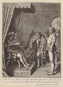 Edler Zug aus dem Leben Ludwig des Frommen von Daniel Nikolaus Chodowiecki