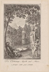 Erscheinung Apollos und Amors