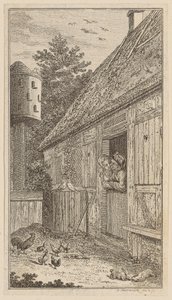 Huldigungslied, Blatt 8 aus der ersten Ausgabe der "Gedichte von Gottfried August Bürger" von Daniel Nikolaus Chodowiecki
