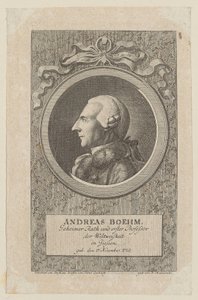 Porträt des Andreas Boehm von Daniel Nikolaus Chodowiecki