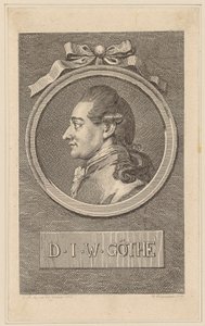 Porträt von Johann Wolfgang Goethe von Daniel Nikolaus Chodowiecki