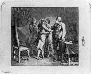 Titel-Vignette zu Nicolais Freuden des jungen Werther von Daniel Nikolaus Chodowiecki